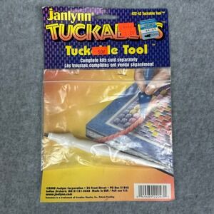 Janlynn Tuckables Tuckable Tool 22-43 Vintage Fabric Craft Tool New‎ Sealed